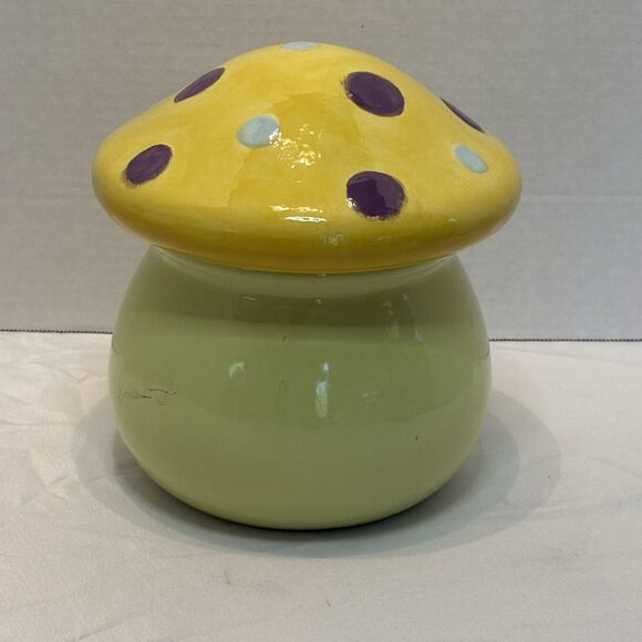 Strawberry Street Ceramic Mushroom Canister - Picture 1 of 7